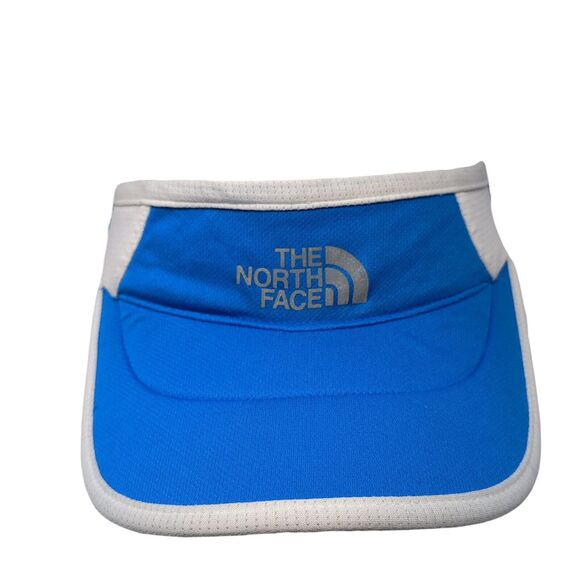 The North Face Unisex Strapback Golf Sun Visor Hat Blue Lightweight Breathable - Picture 1 of 7